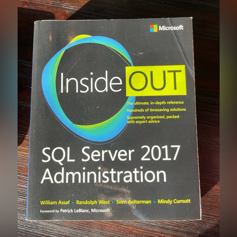 SQL Server 2017 Administration Inside Out Book